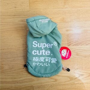 NWT - SUPER CUTE Pet Fleece Jacket Hoodie - Size S